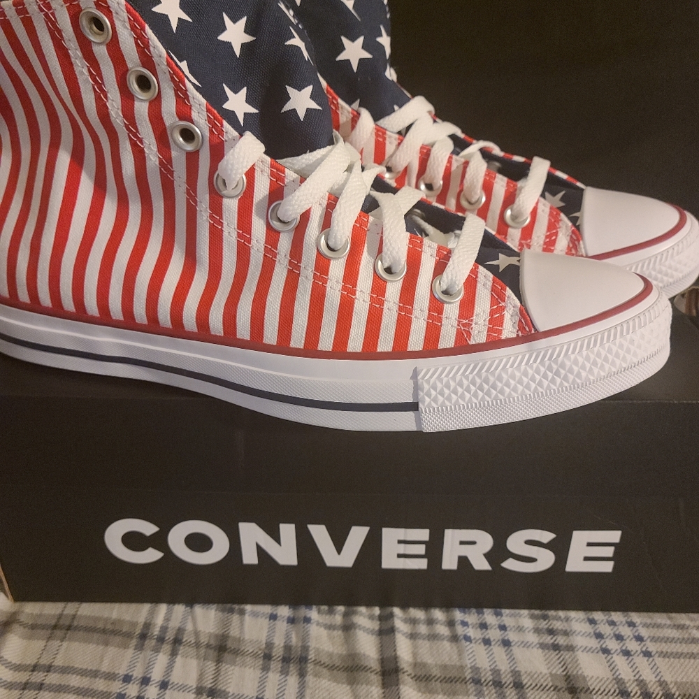 American Flag Converse